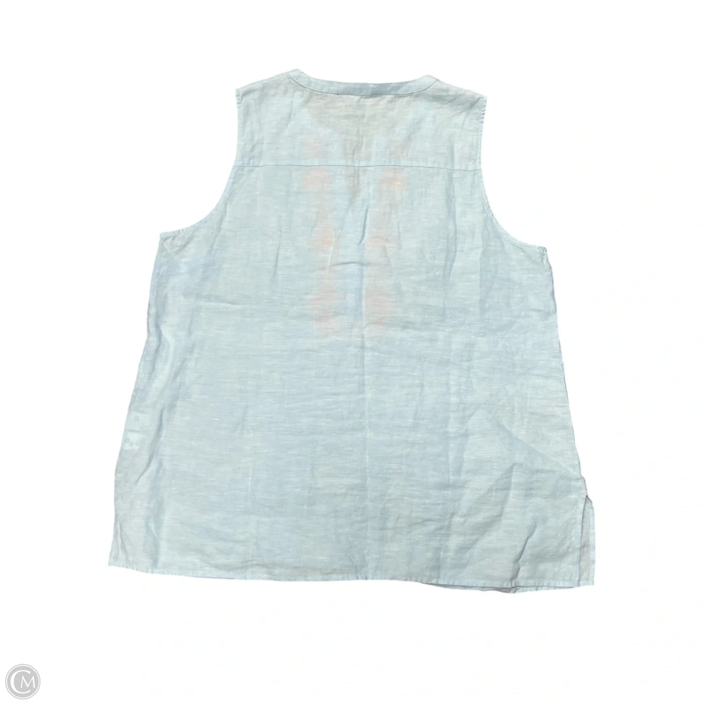 Top Sleeveless Designer By Lilly Pulitzer In Blue, Size: Xl