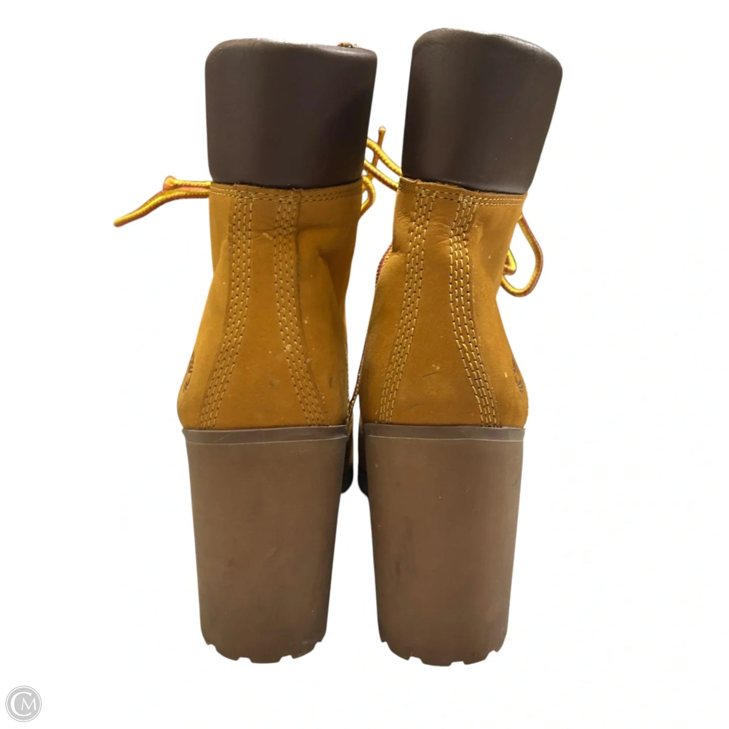 Boots Ankle Heels By Timberland In Brown, Size: 8.5