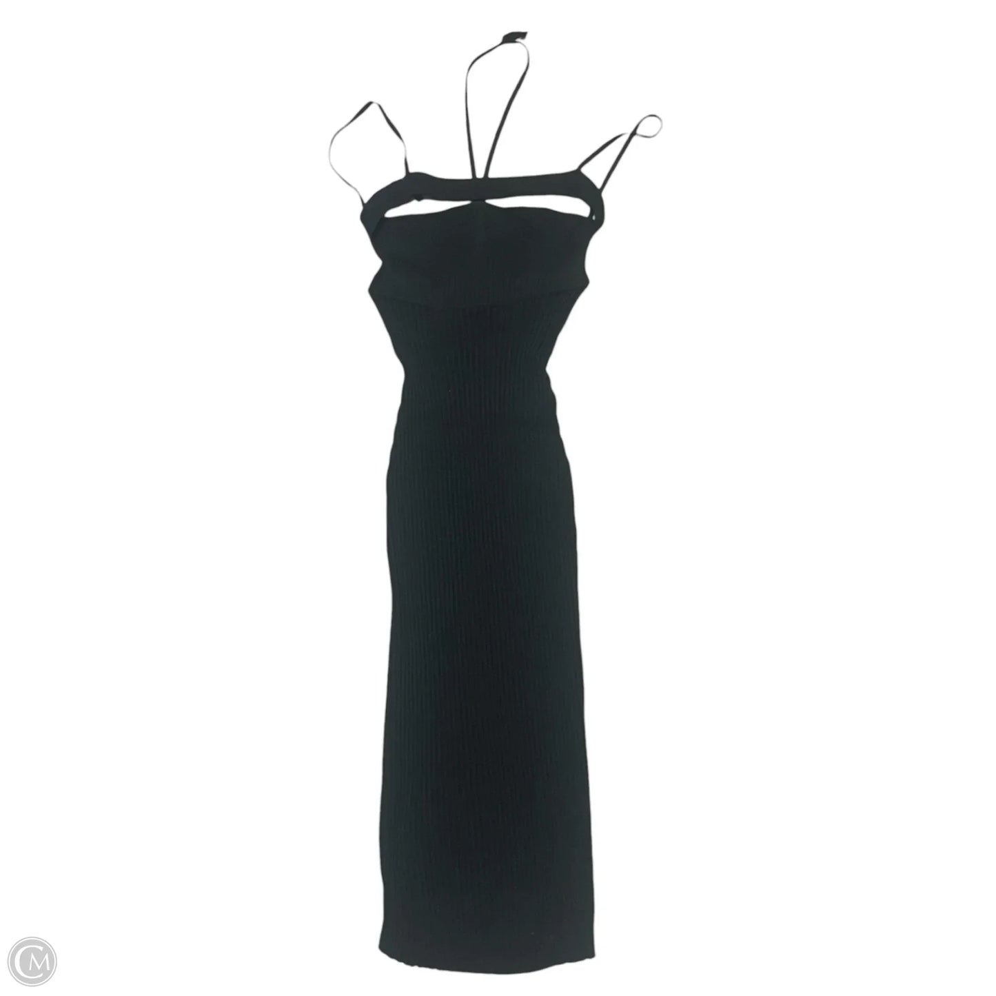Dress Party Midi By Andreadamo In Black, Size: L