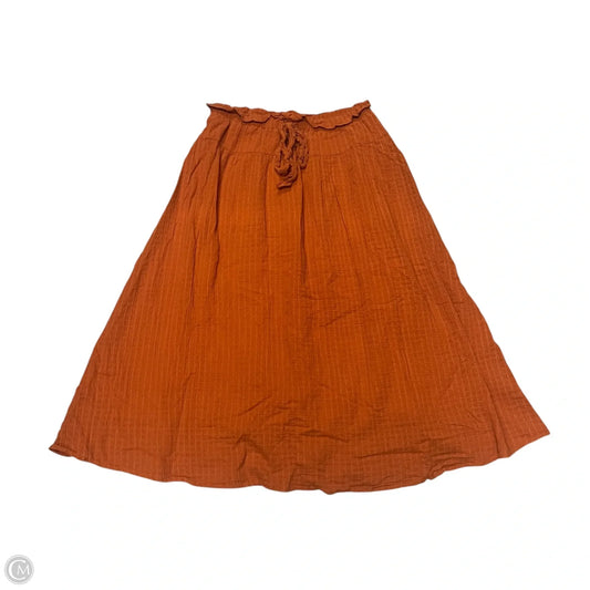 Skirt Maxi By Frnch In Orange, Size: M