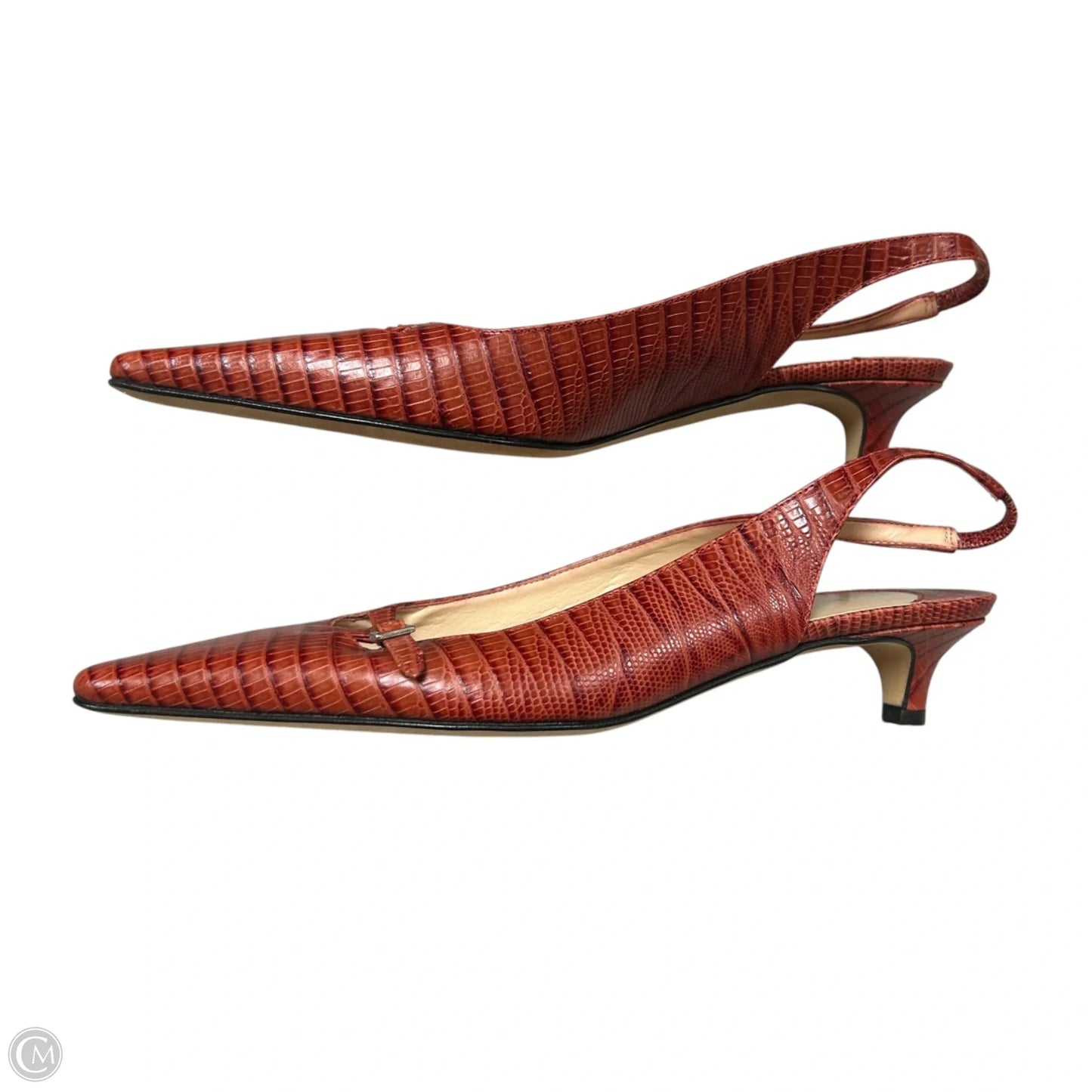 Shoes Heels Kitten By Ellen Tracy In Red, Size: 8