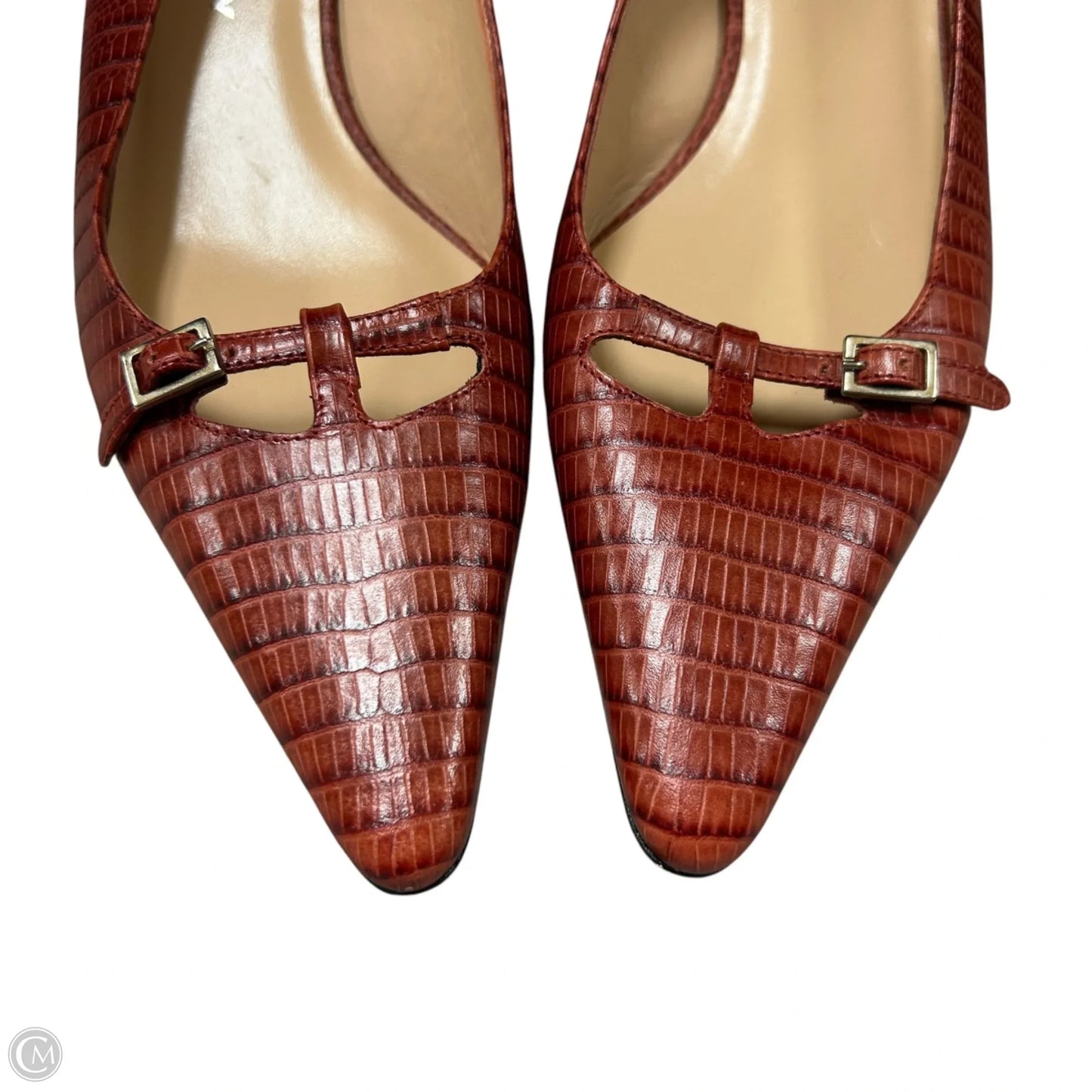 Shoes Heels Kitten By Ellen Tracy In Red, Size: 8