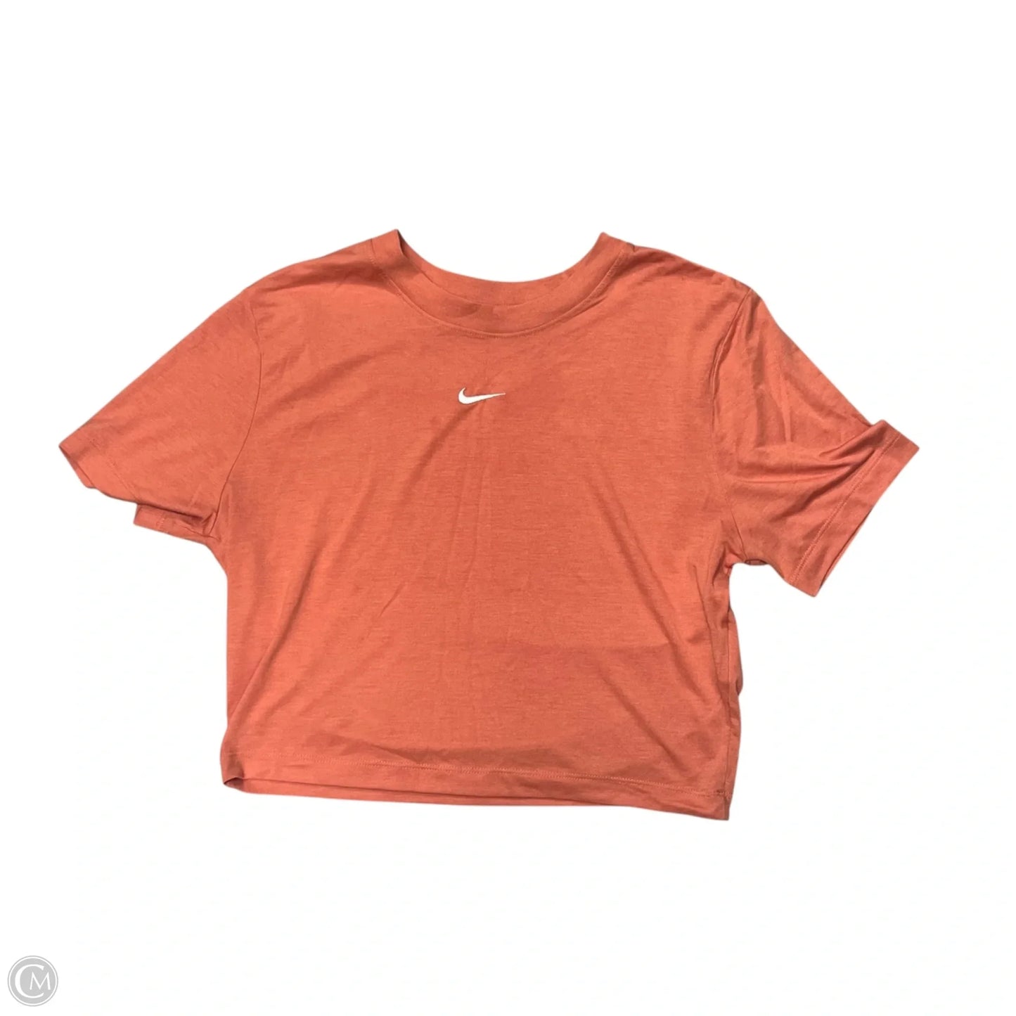 Top Short Sleeve Basic By Nike In Orange, Size: M