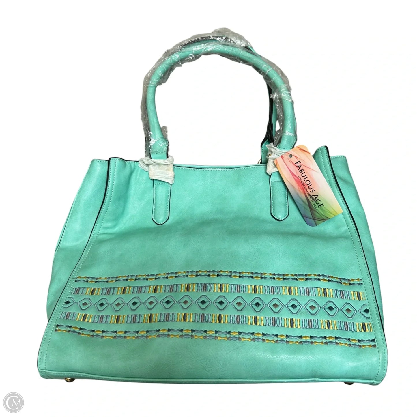 Handbag Leather By Fabulous Age, Size: Medium