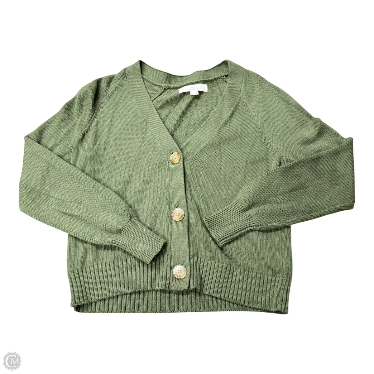 Sweater By Loft In Green, Size: Xs