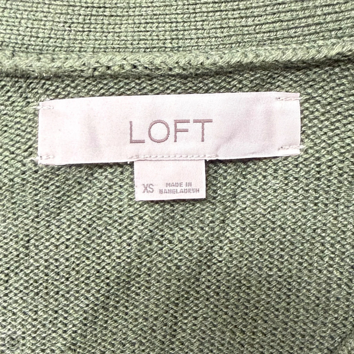 Sweater By Loft In Green, Size: Xs