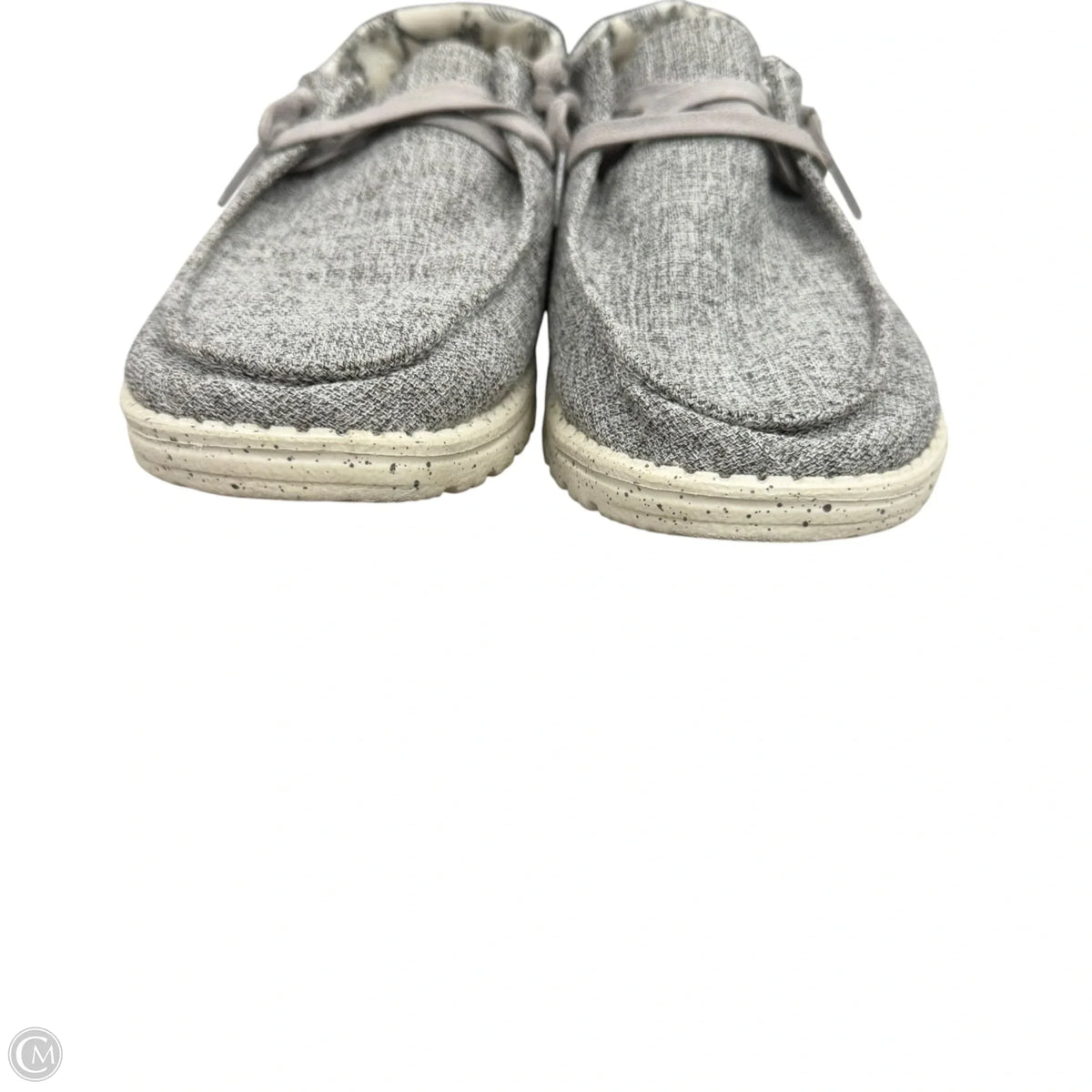 Shoes Athletic By Hey Dude In Grey, Size: 9