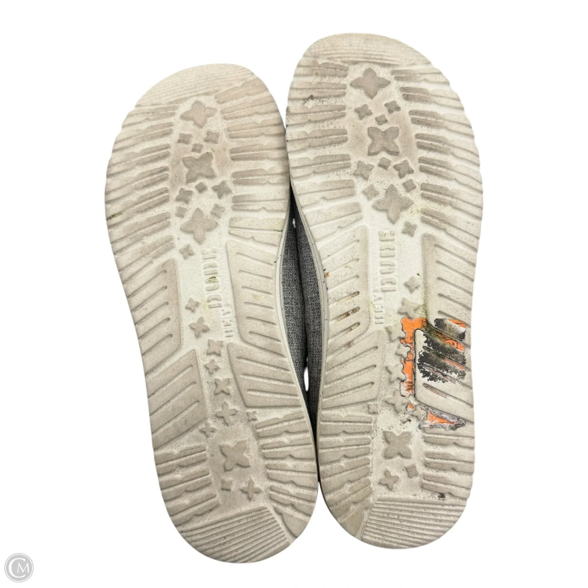 Shoes Athletic By Hey Dude In Grey, Size: 9