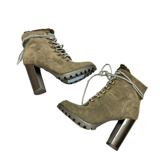 Boots Combat By Shoedazzle In Olive, Size: 8