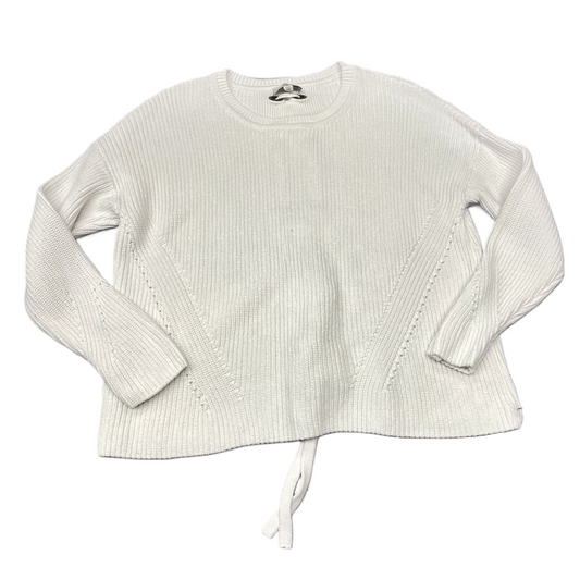 Sweater By Lucky Brand In White, Size: L