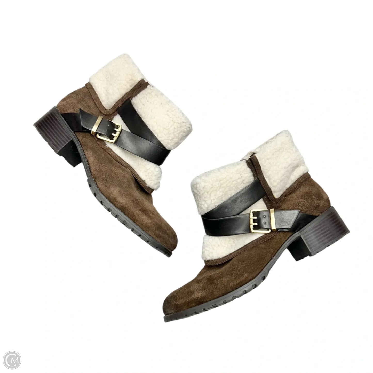 Boots Ankle Heels By Charles By Charles David In Brown, Size: 11