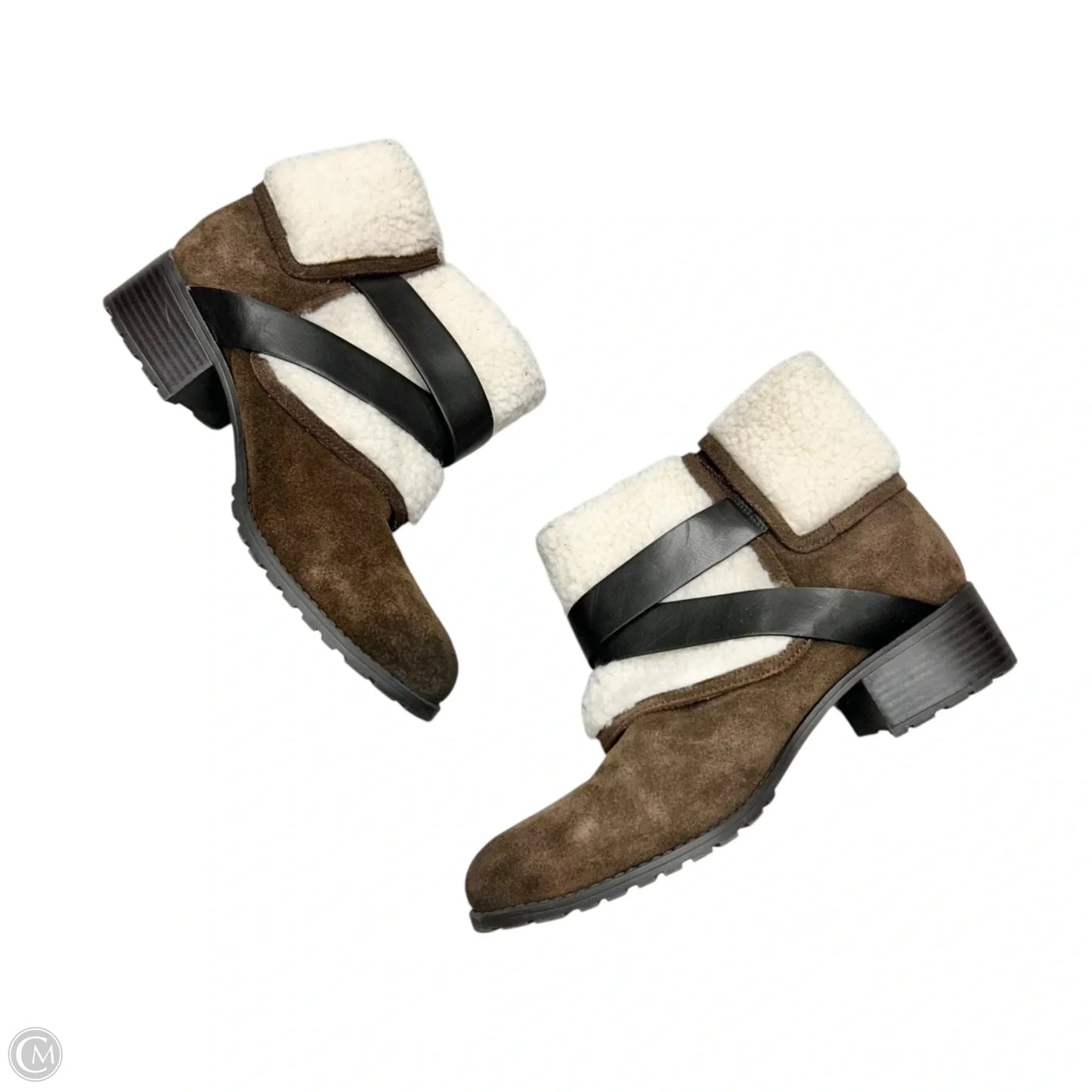 Boots Ankle Heels By Charles By Charles David In Brown, Size: 11