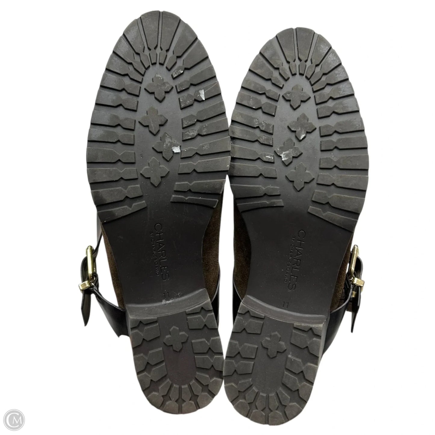 Boots Ankle Heels By Charles By Charles David In Brown, Size: 11