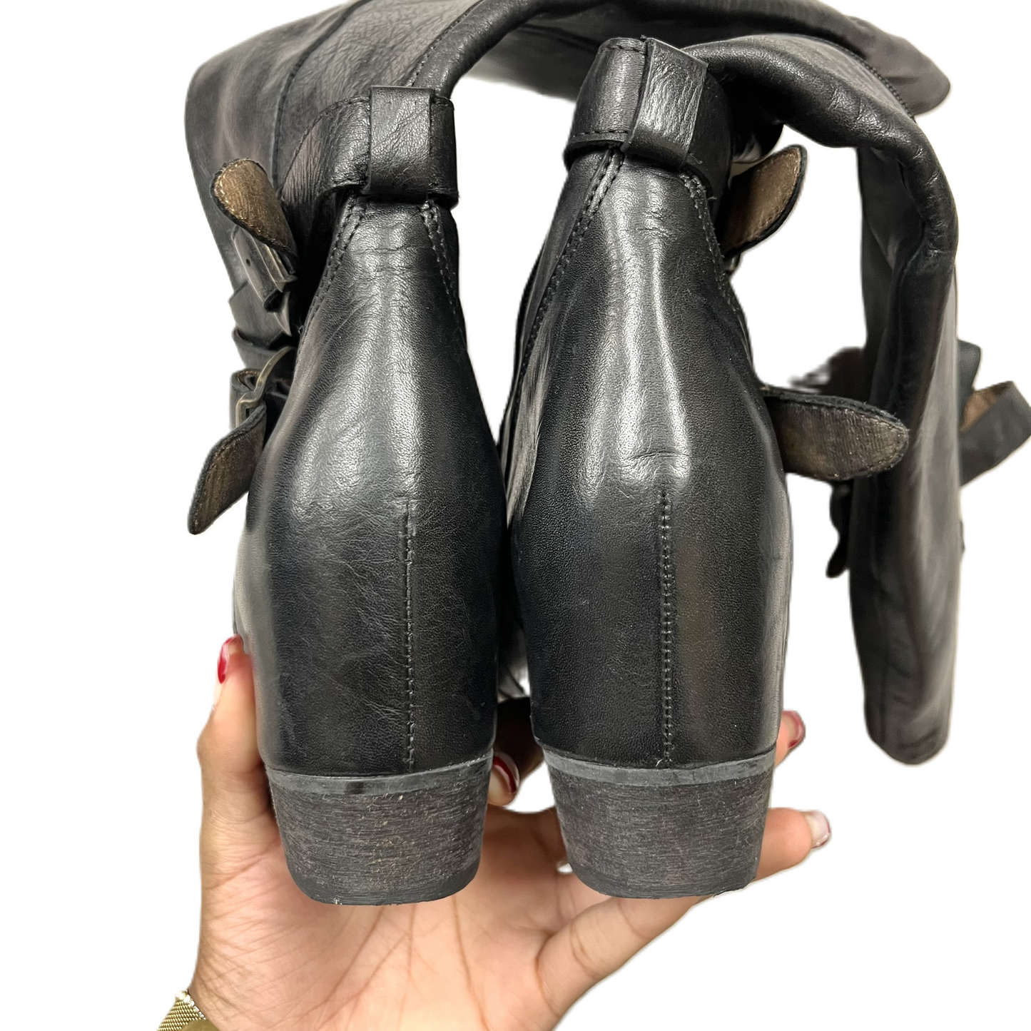 Boots Knee Heels By Miz Mooz In Black, Size: 11