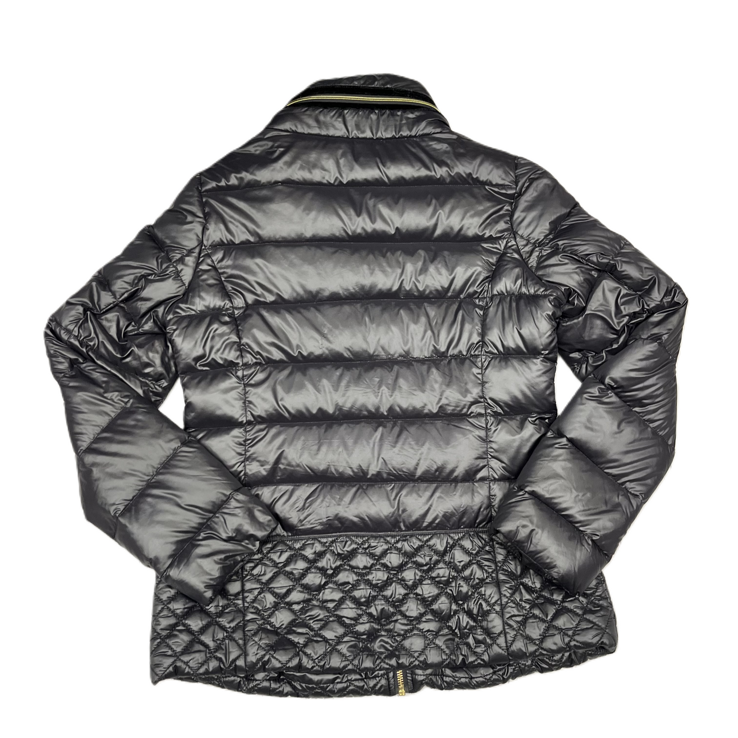 Coat Puffer & Quilted By Sam Edelman In Black Gold, Size: S