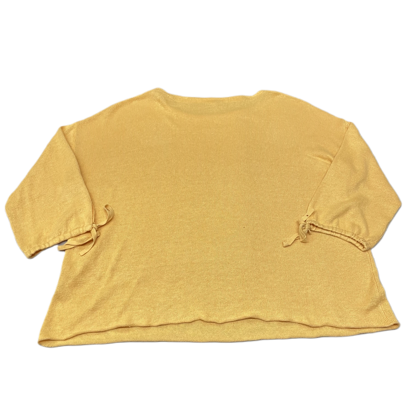 Sweater By Eileen Fisher In Yellow, Size: Xl