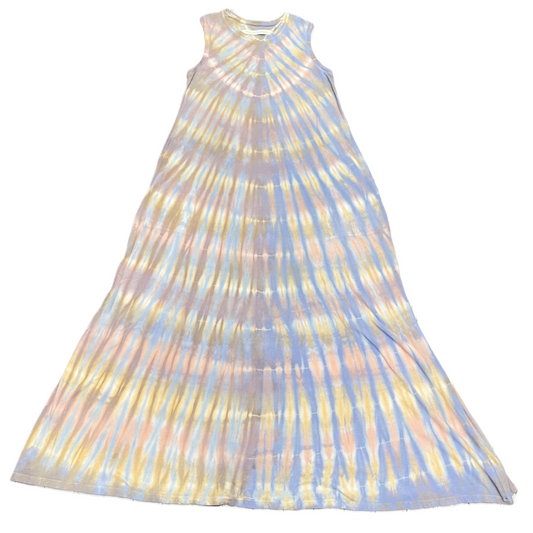 Tie Dye Dress Casual Maxi By Raquel Allegra, Size: M