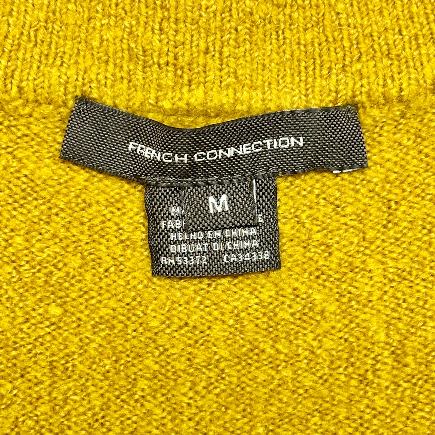 Sweater By French Connection In Mustard, Size: M