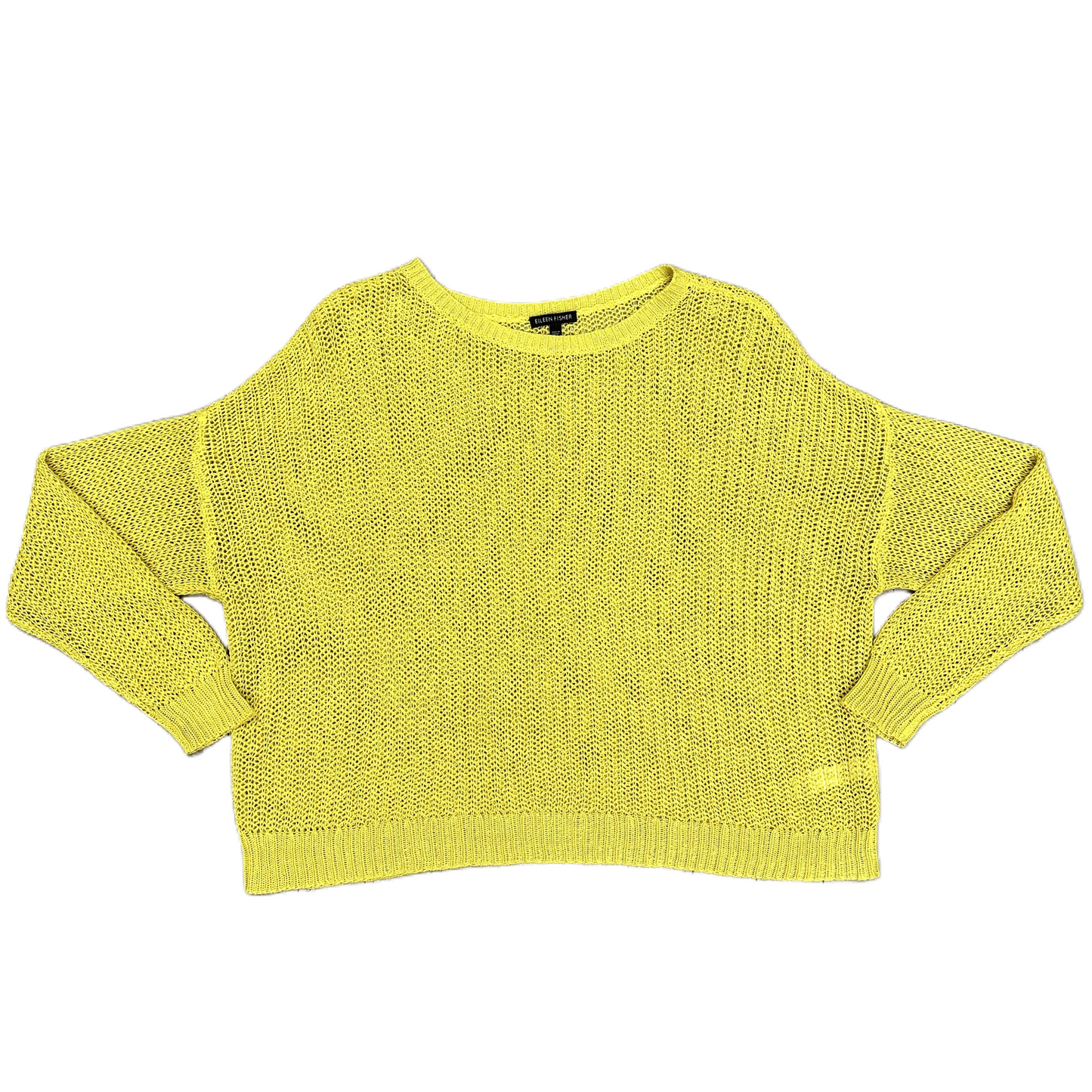 Sweater By Eileen Fisher In Yellow, Size: Xl