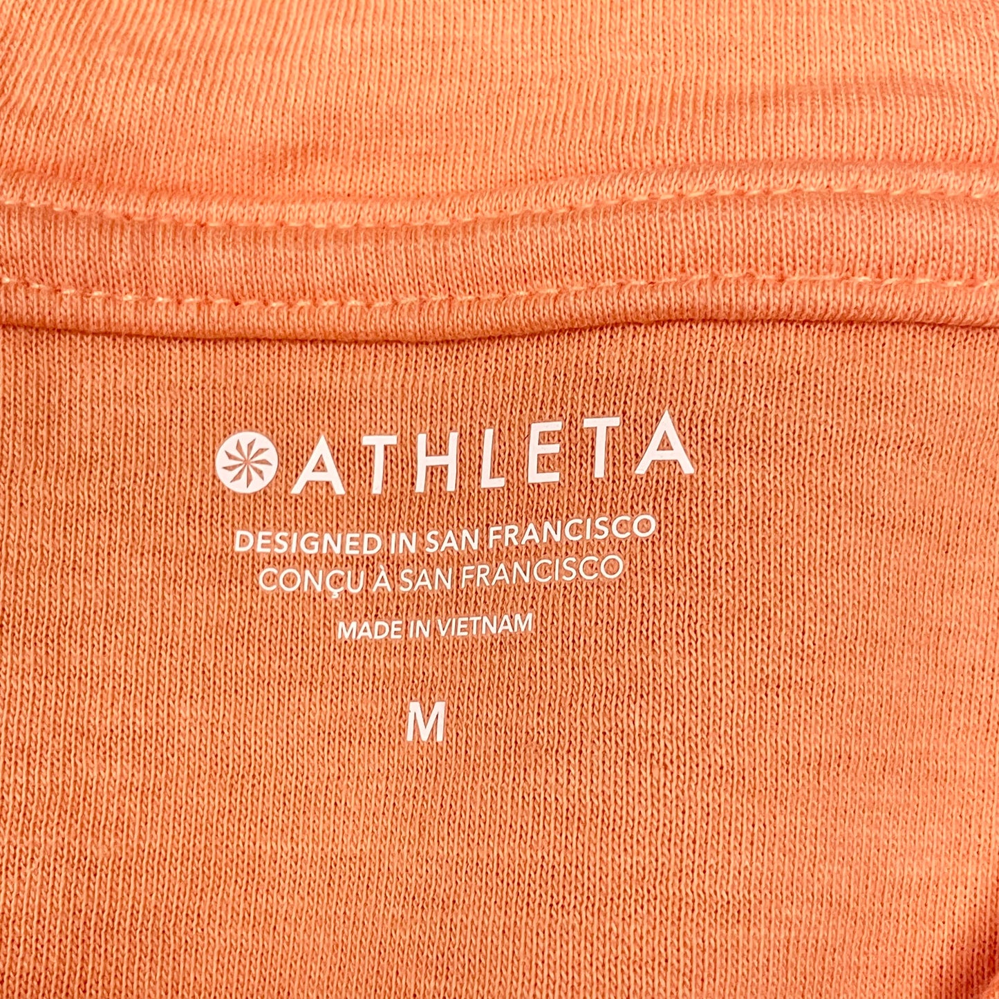 Sweatshirt Hoodie By Athleta In Orange, Size: M