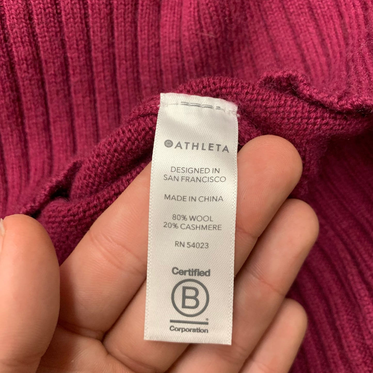 Sweater By Athleta In Purple, Size: S