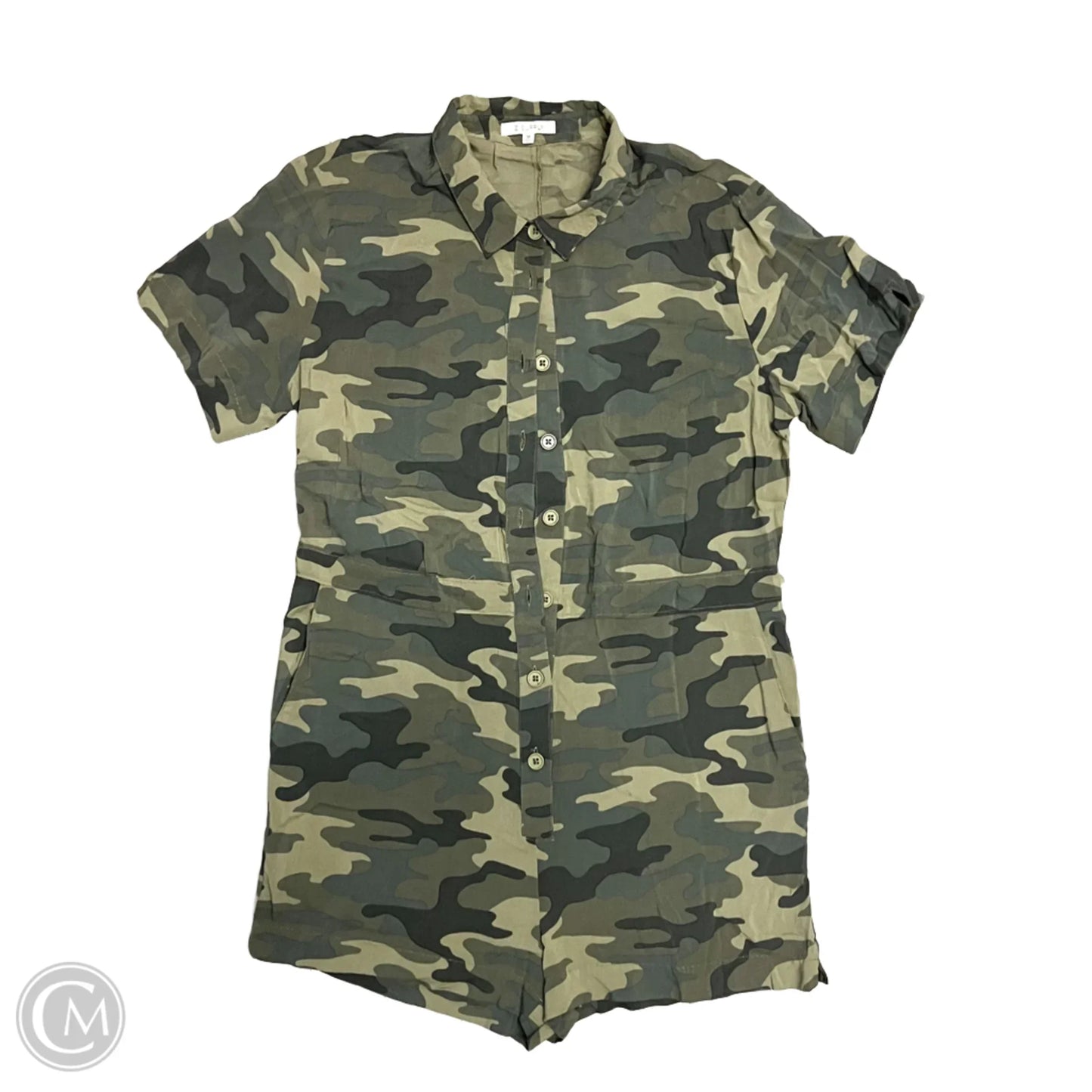 Romper By Z Supply In Camouflage Print, Size: M