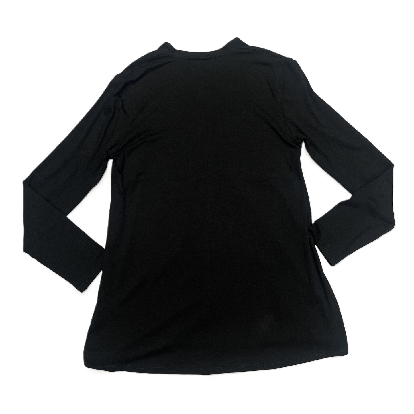 Black Top Long Sleeve By Eileen Fisher, Size: Xs