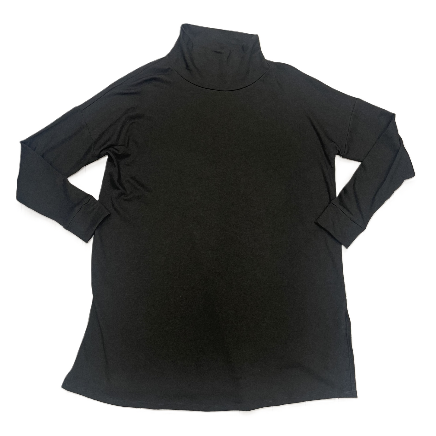 Black Top Long Sleeve By Eileen Fisher, Size: Xs