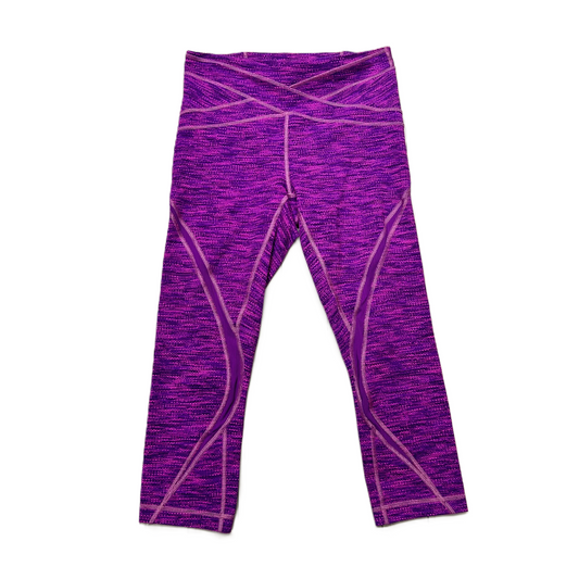 Pink & Purple Athletic Capris By Lululemon, Size: 6