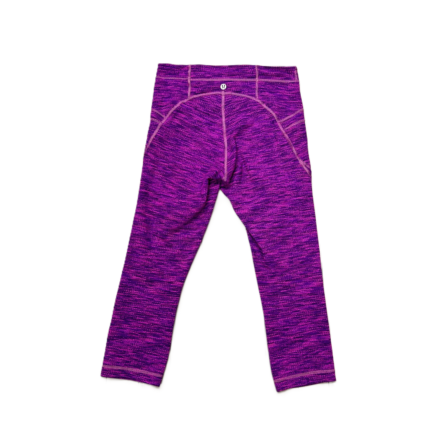 Pink & Purple Athletic Capris By Lululemon, Size: 6
