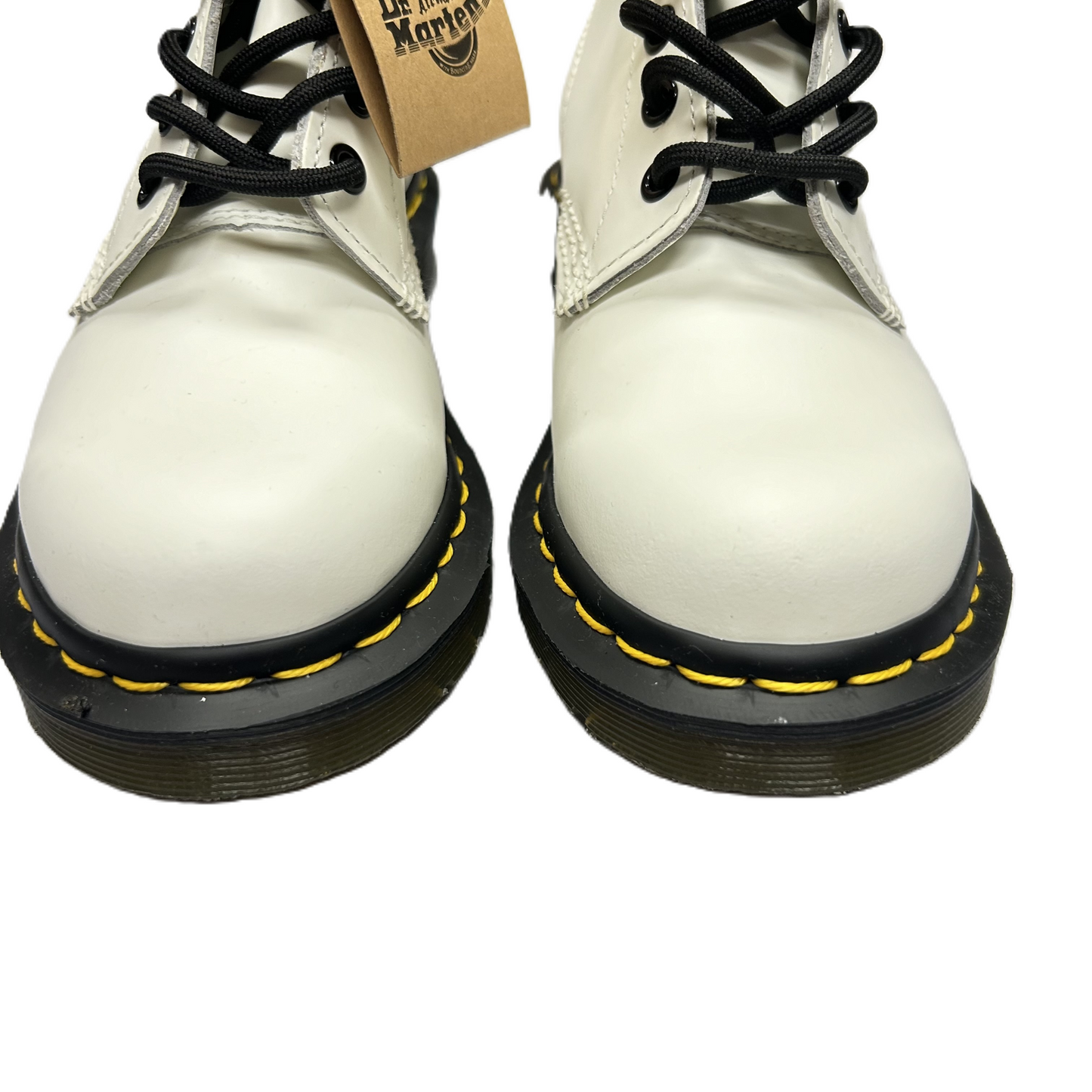 White Boots Ankle Heels By Dr Martens, Size: 6