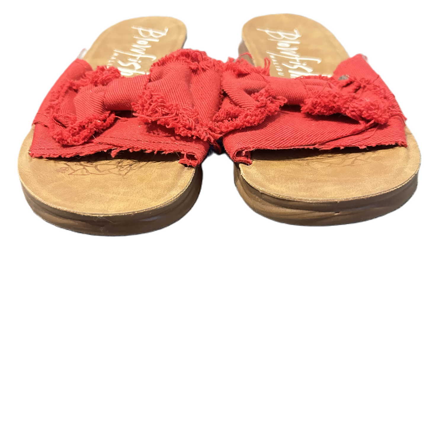 Red Shoes Flats By Blowfish, Size: 8