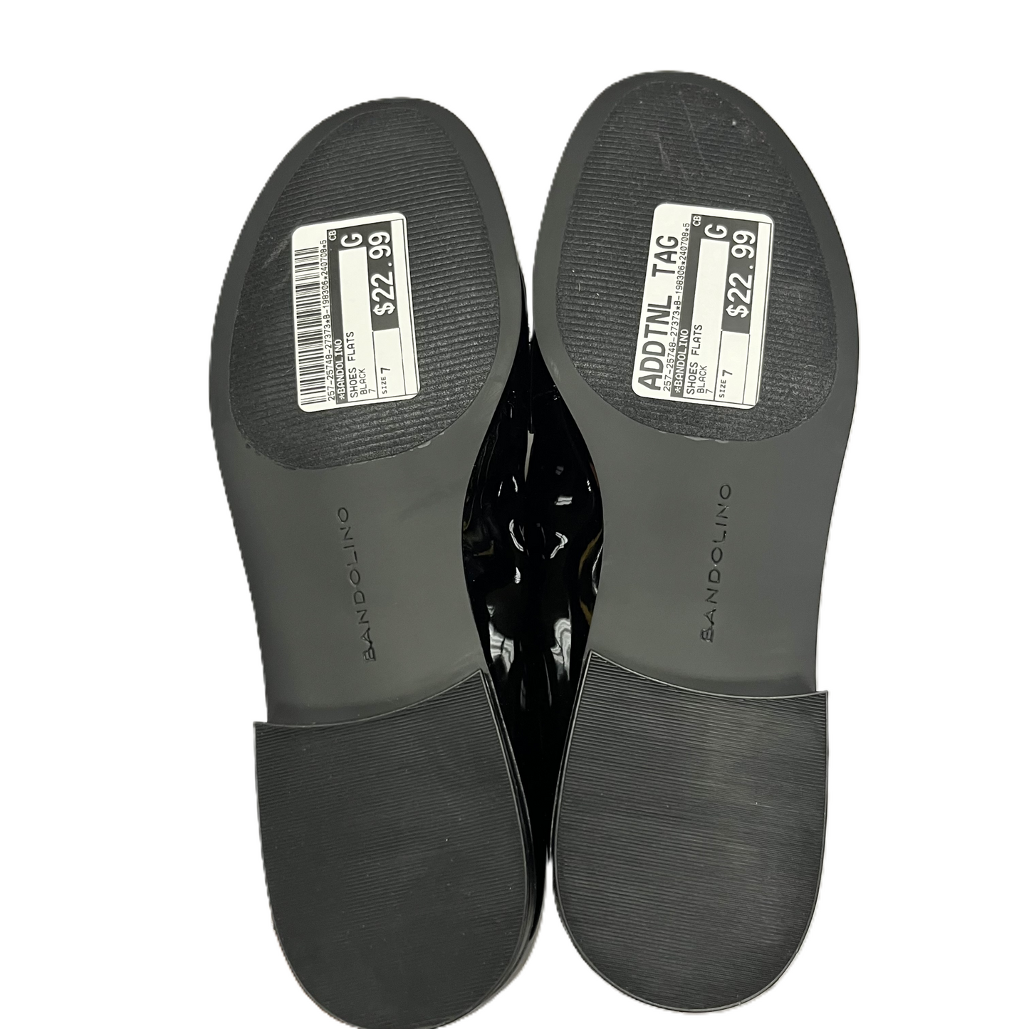 Black Shoes Flats By Bandolino, Size: 7