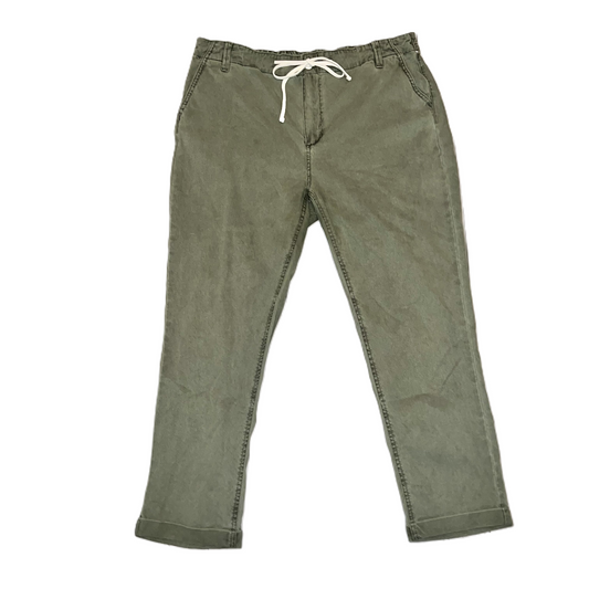 Pants Cropped By Paige In Green, Size: 14