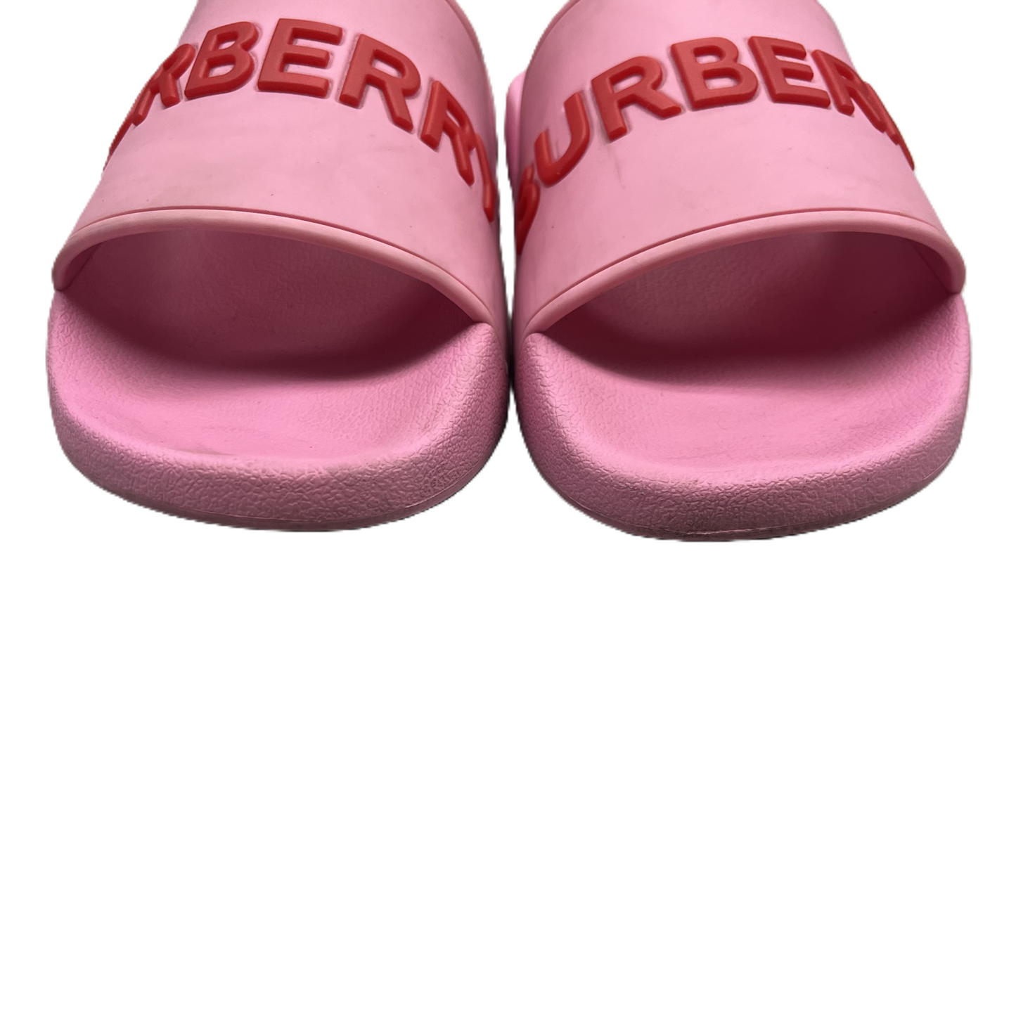 Sandals Luxury Designer By Burberry In Pink, Size: 8.5