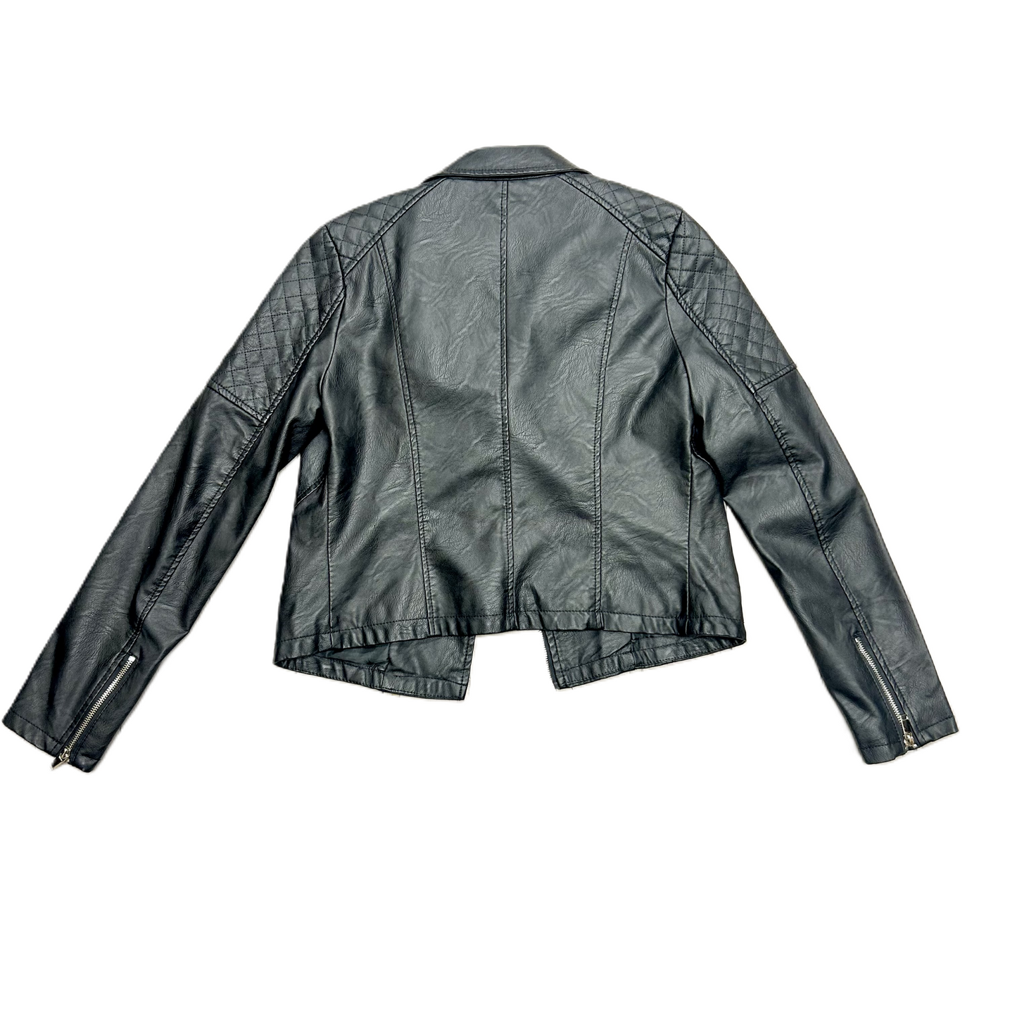 Jacket Moto By Boohoo Boutique In Black, Size: L