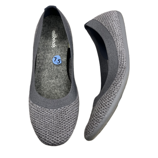 Shoes Flats By Allbirds In Grey, Size: 7.5