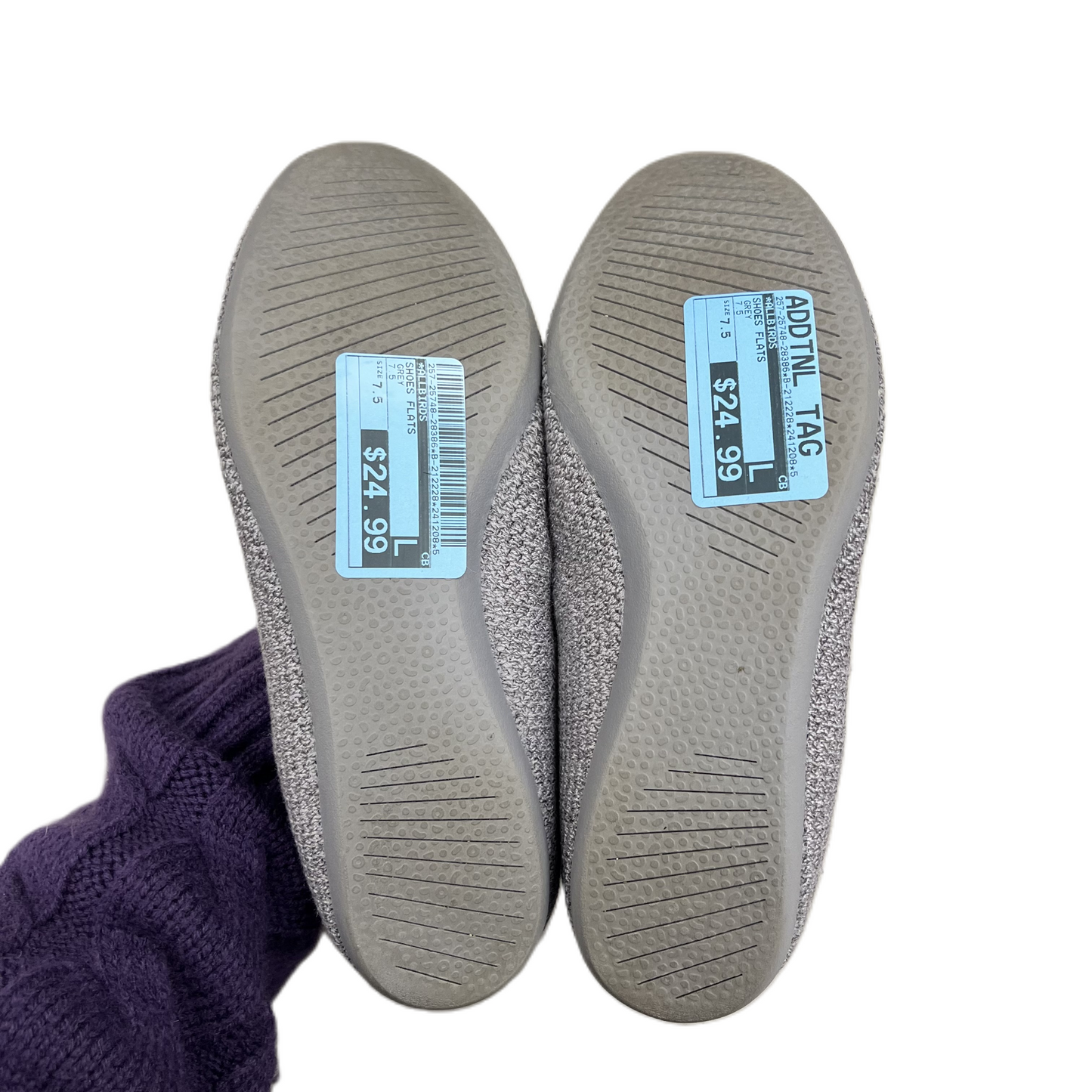 Shoes Flats By Allbirds In Grey, Size: 7.5