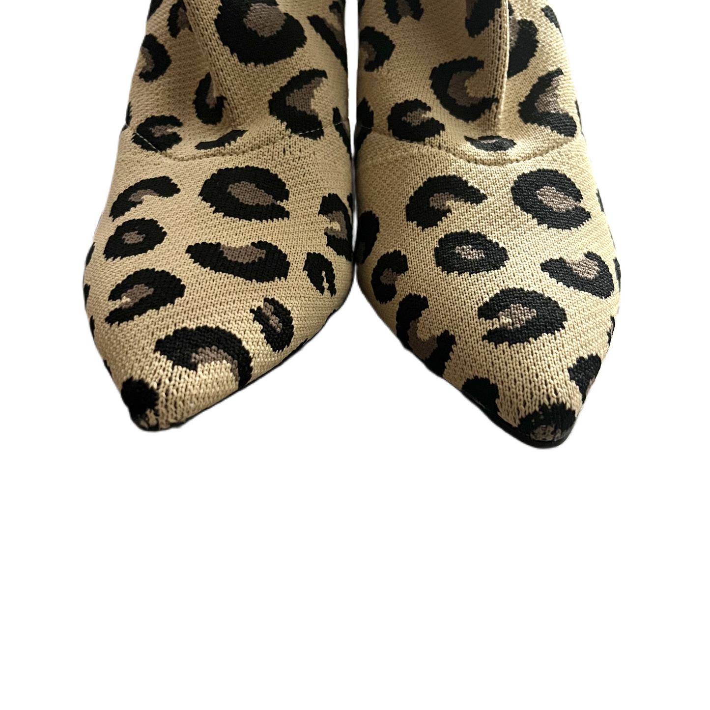 Boots Ankle Heels By Chinese Laundry In Animal Print, Size: 7.5