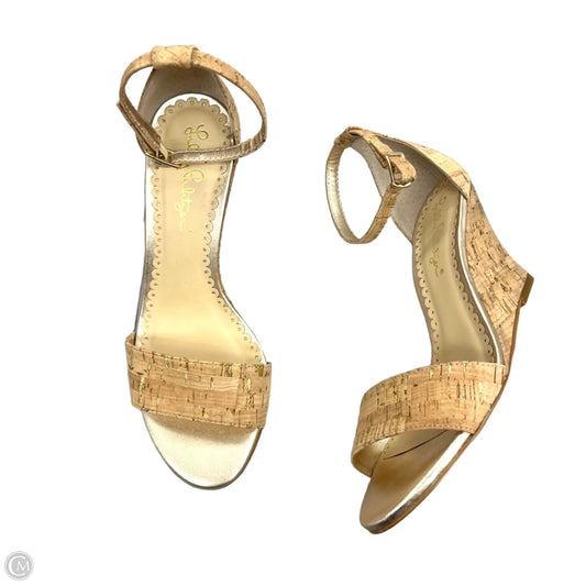 Shoes Designer By Lilly Pulitzer In Tan, Size: 6