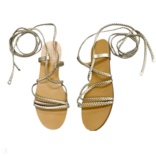 Sandals Flats By J. Crew In Gold, Size: 7