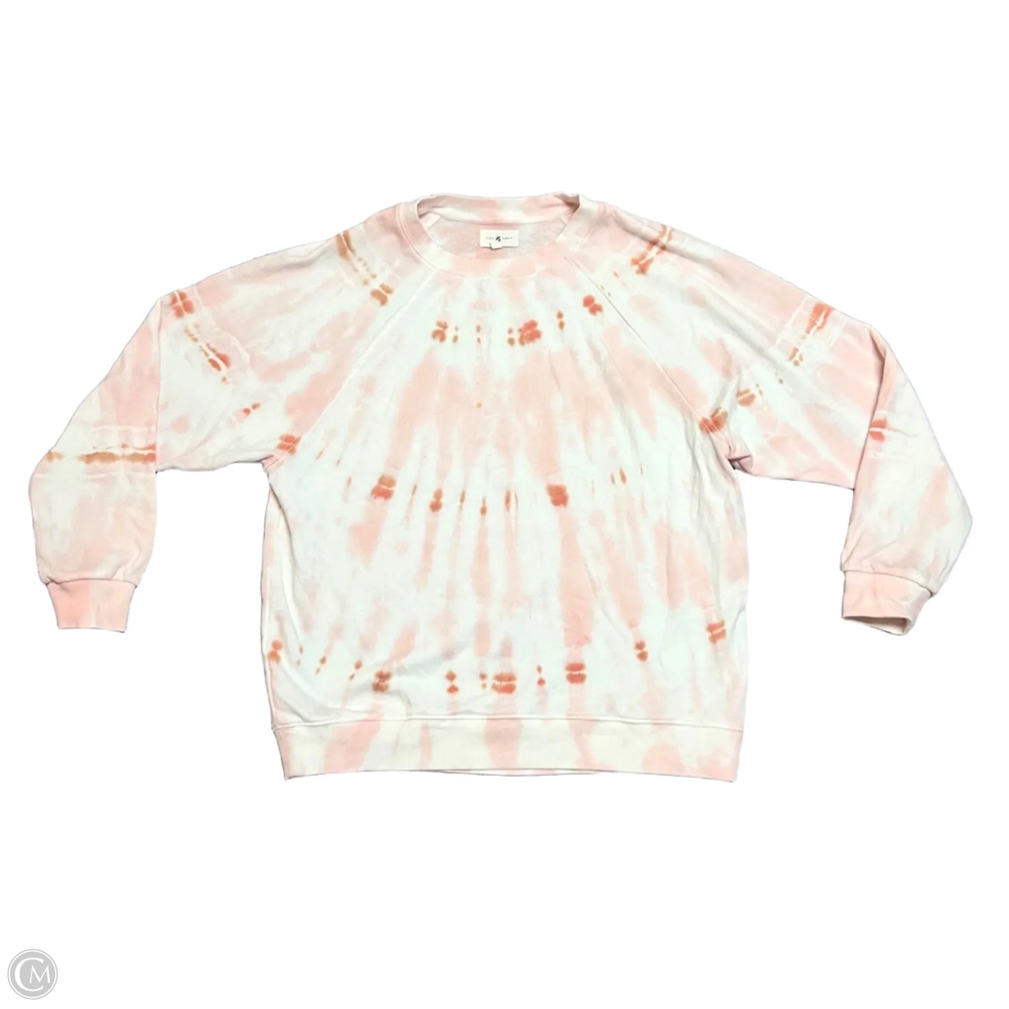 Sweatshirt Crewneck By Lou And Grey In Orange & Pink, Size: Xs