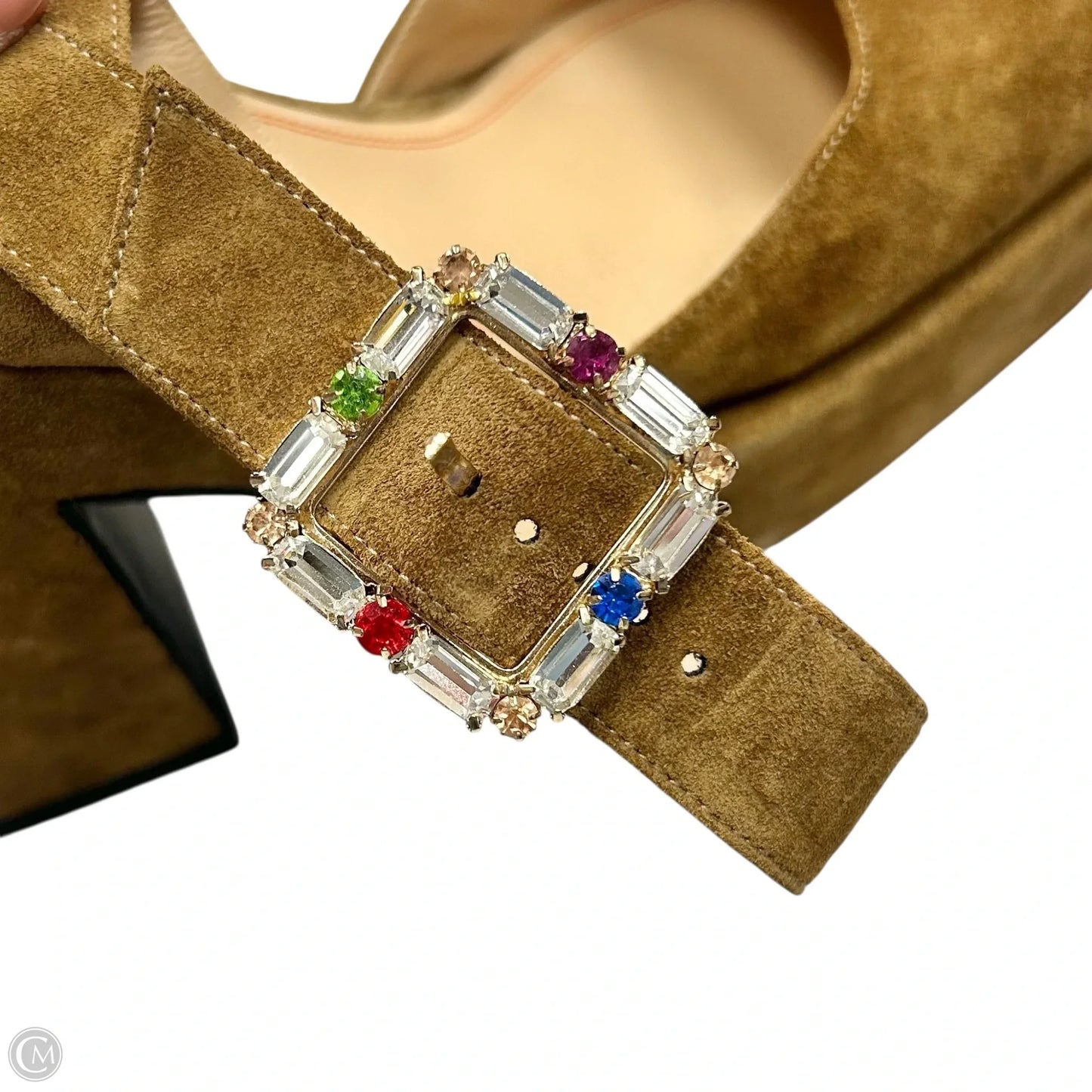 Shoes Heels Block By Nodaleta In Brown, Size: 9.5