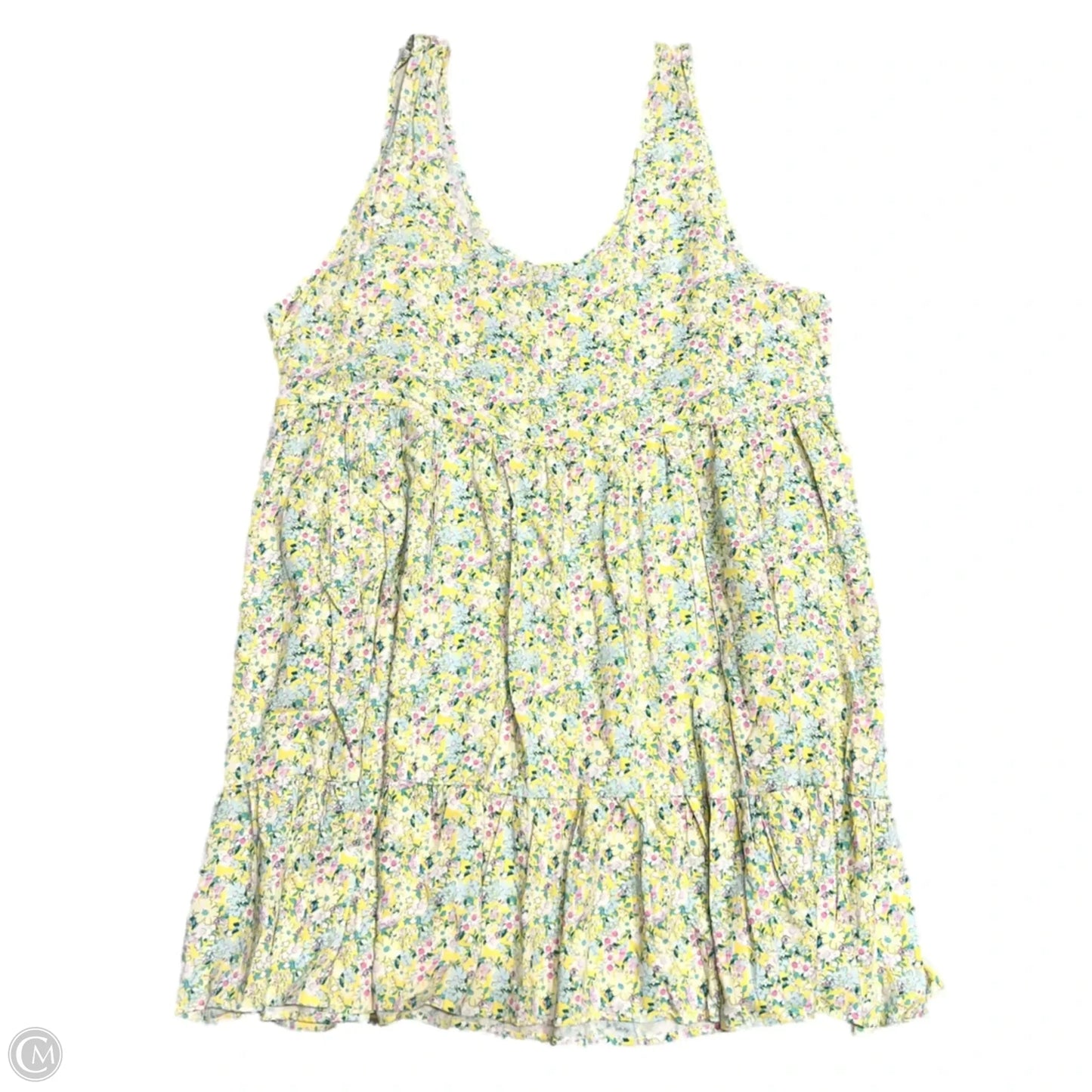 Dress Casual Short By Torrid In Blue & Yellow, Size: 4x