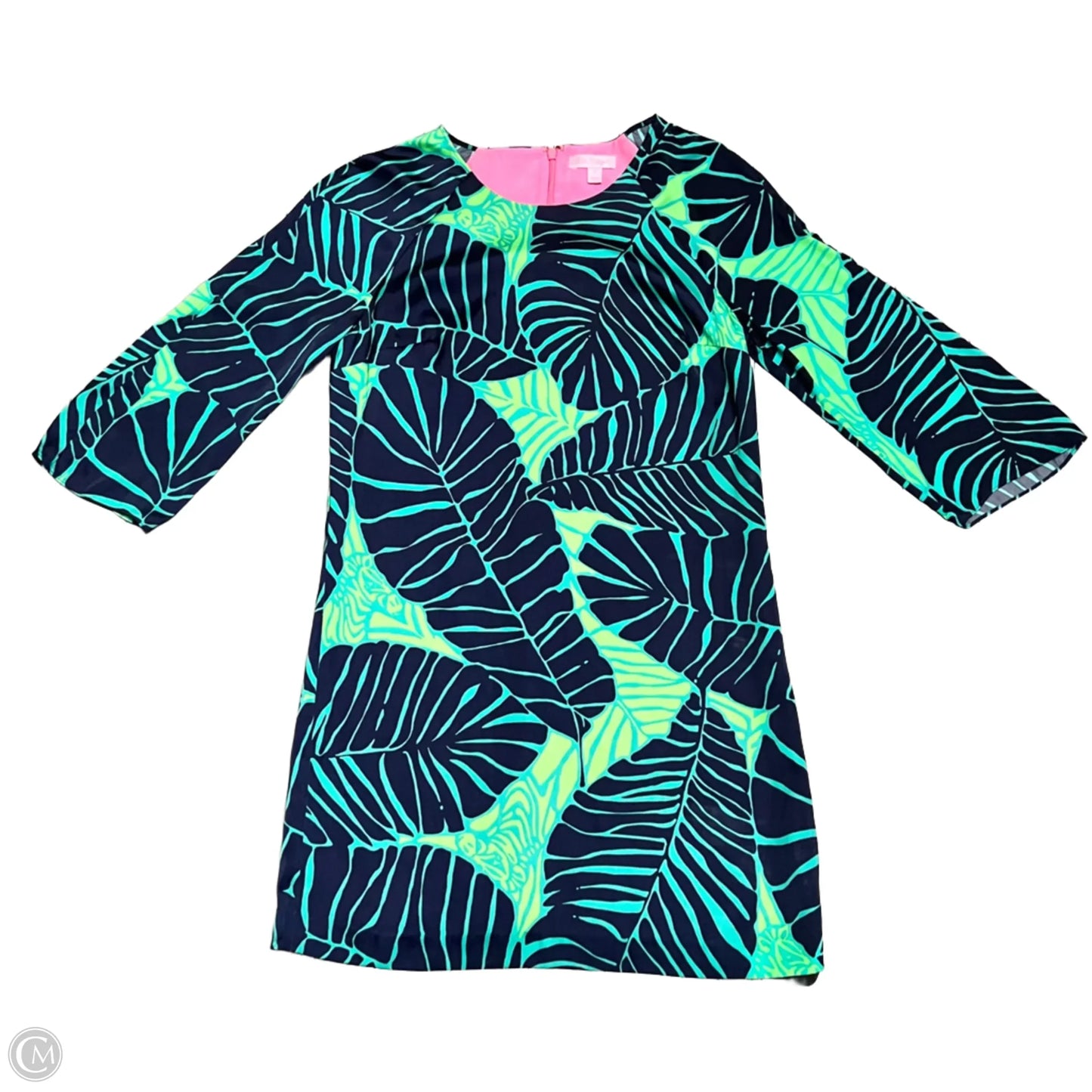 Dress Designer By Lilly Pulitzer In Blue & Green, Size: S