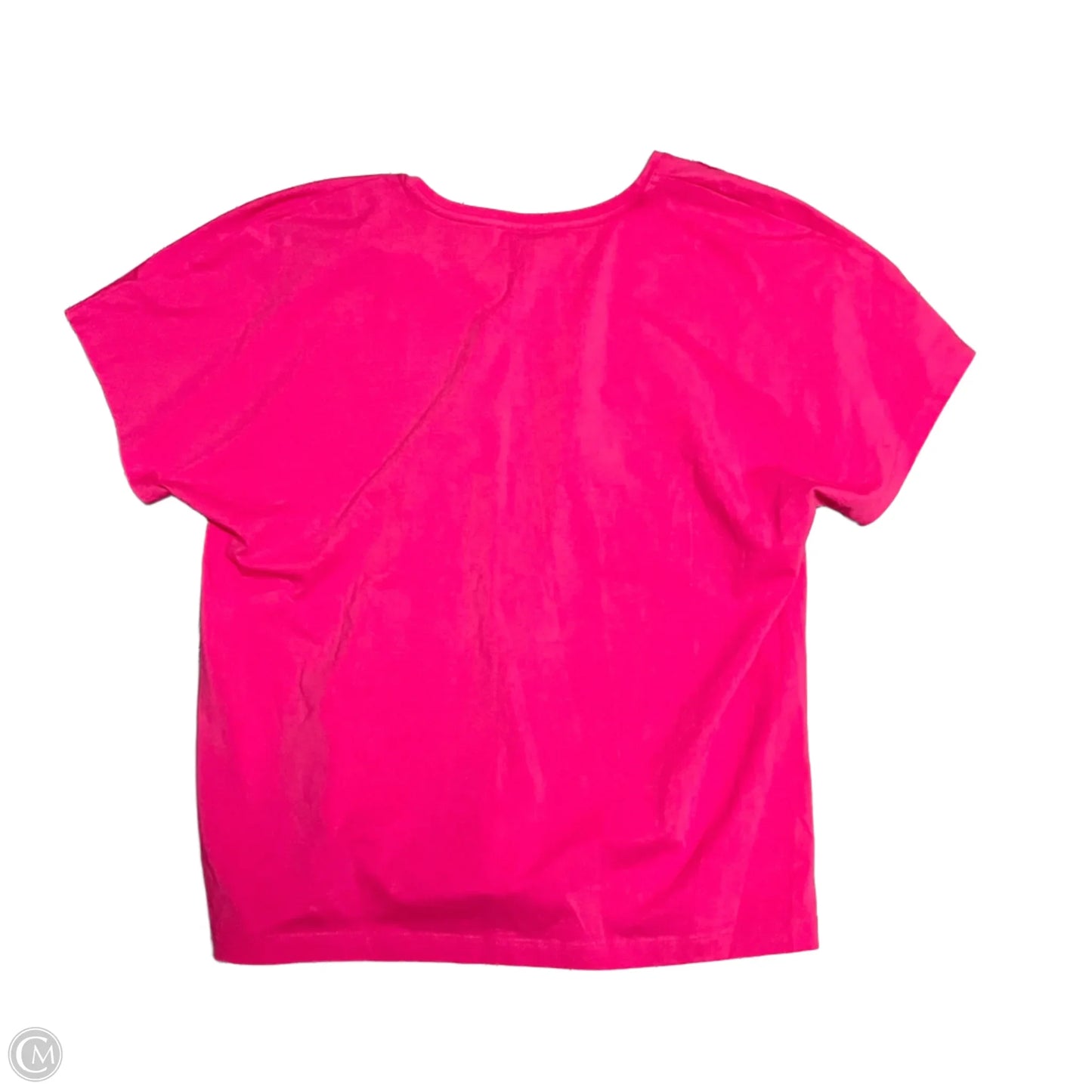 Top Short Sleeve By Chicos In Pink, Size: Xl
