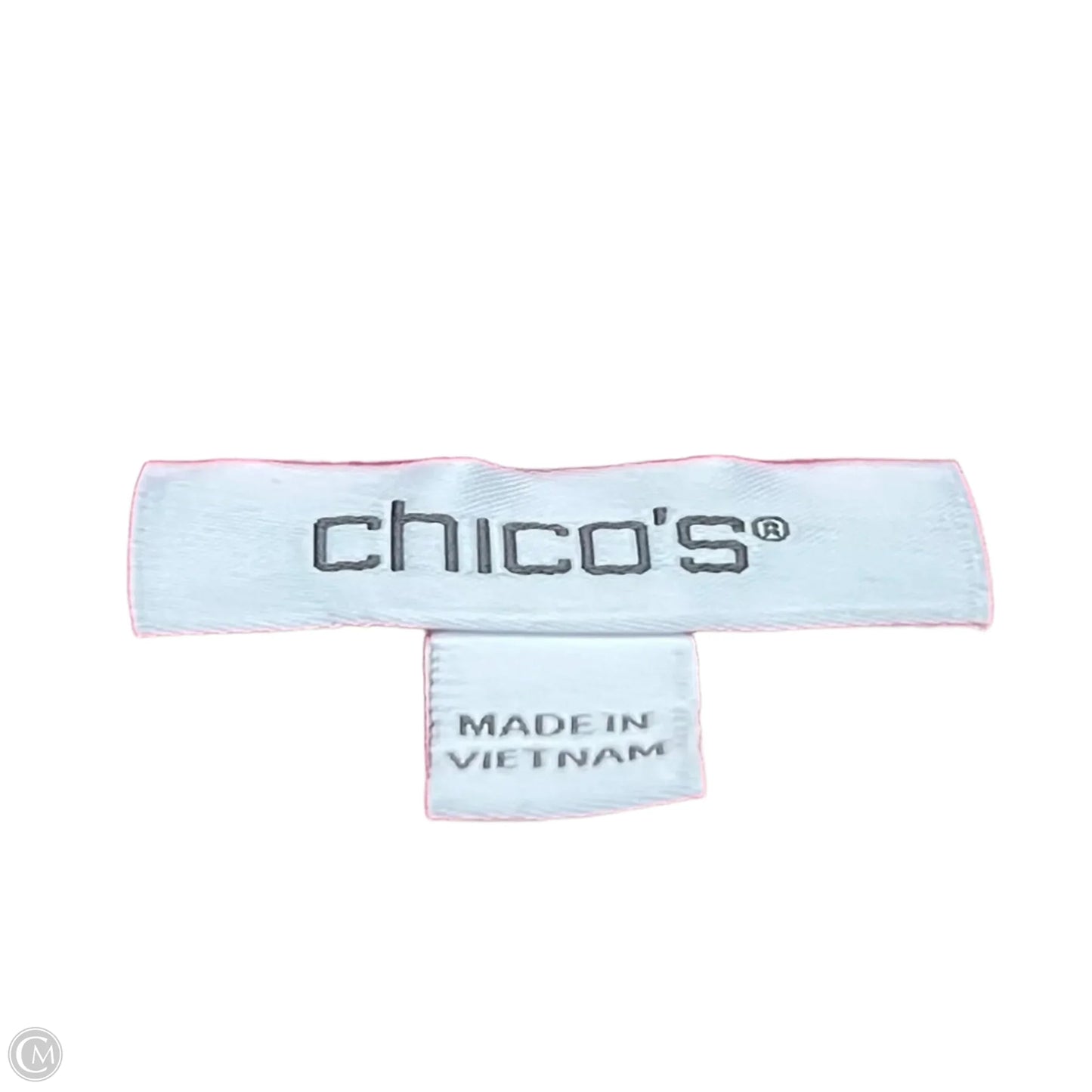 Top Short Sleeve By Chicos In Pink, Size: Xl