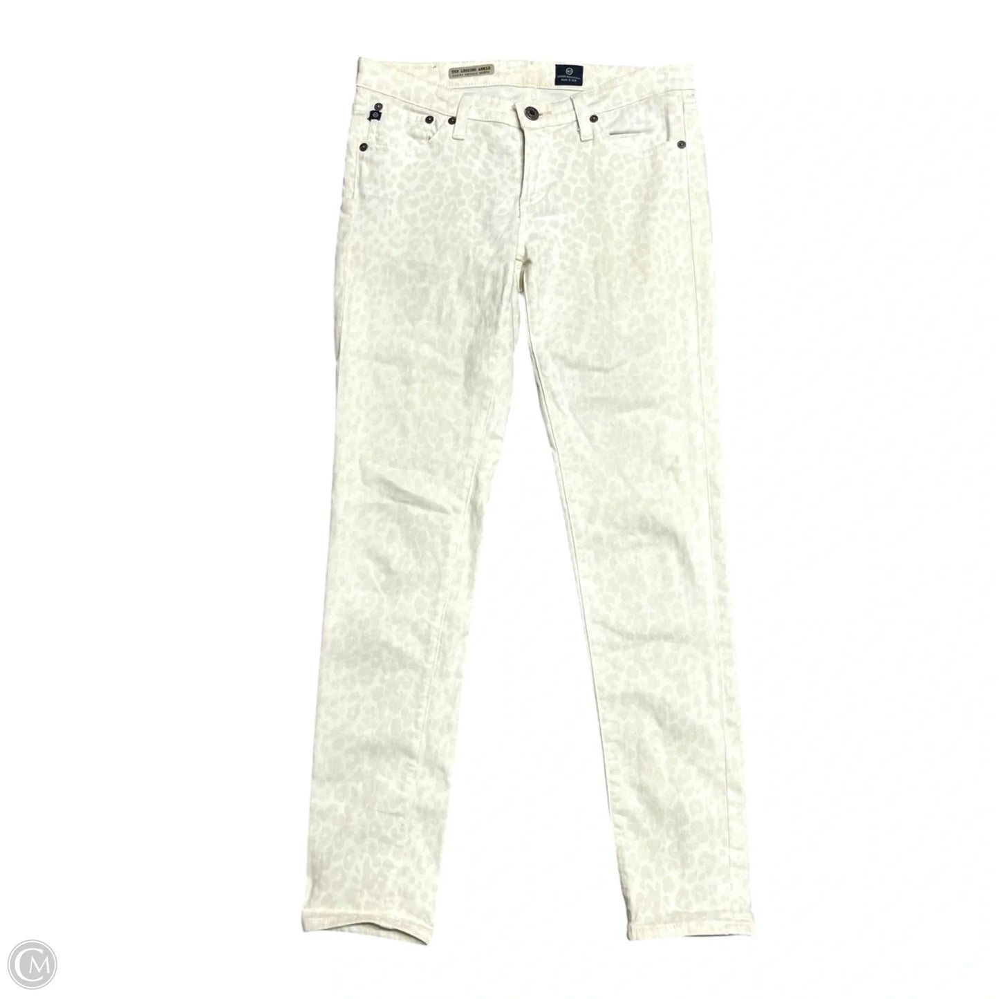 Jeans Skinny By Adriano Goldschmied In Animal Print, Size: 4