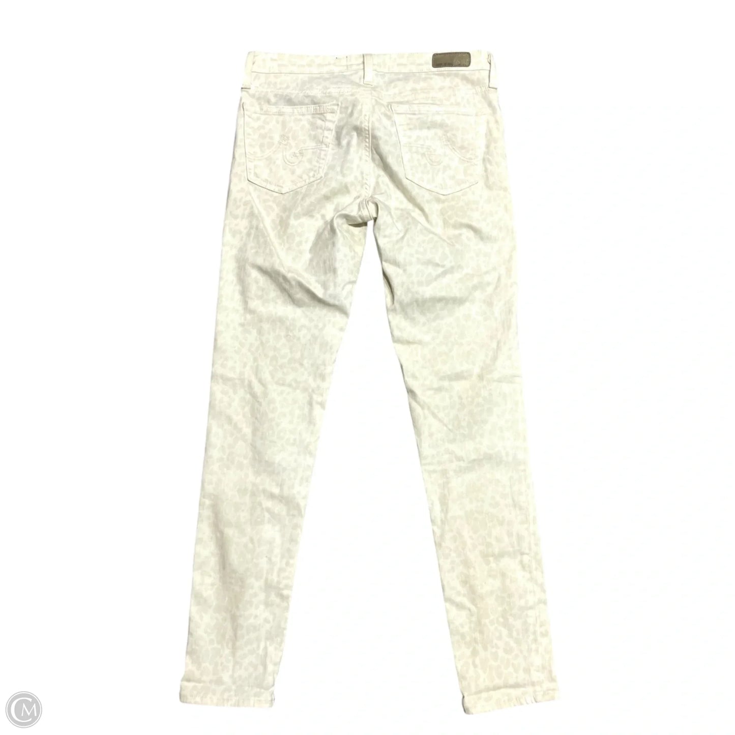 Jeans Skinny By Adriano Goldschmied In Animal Print, Size: 4