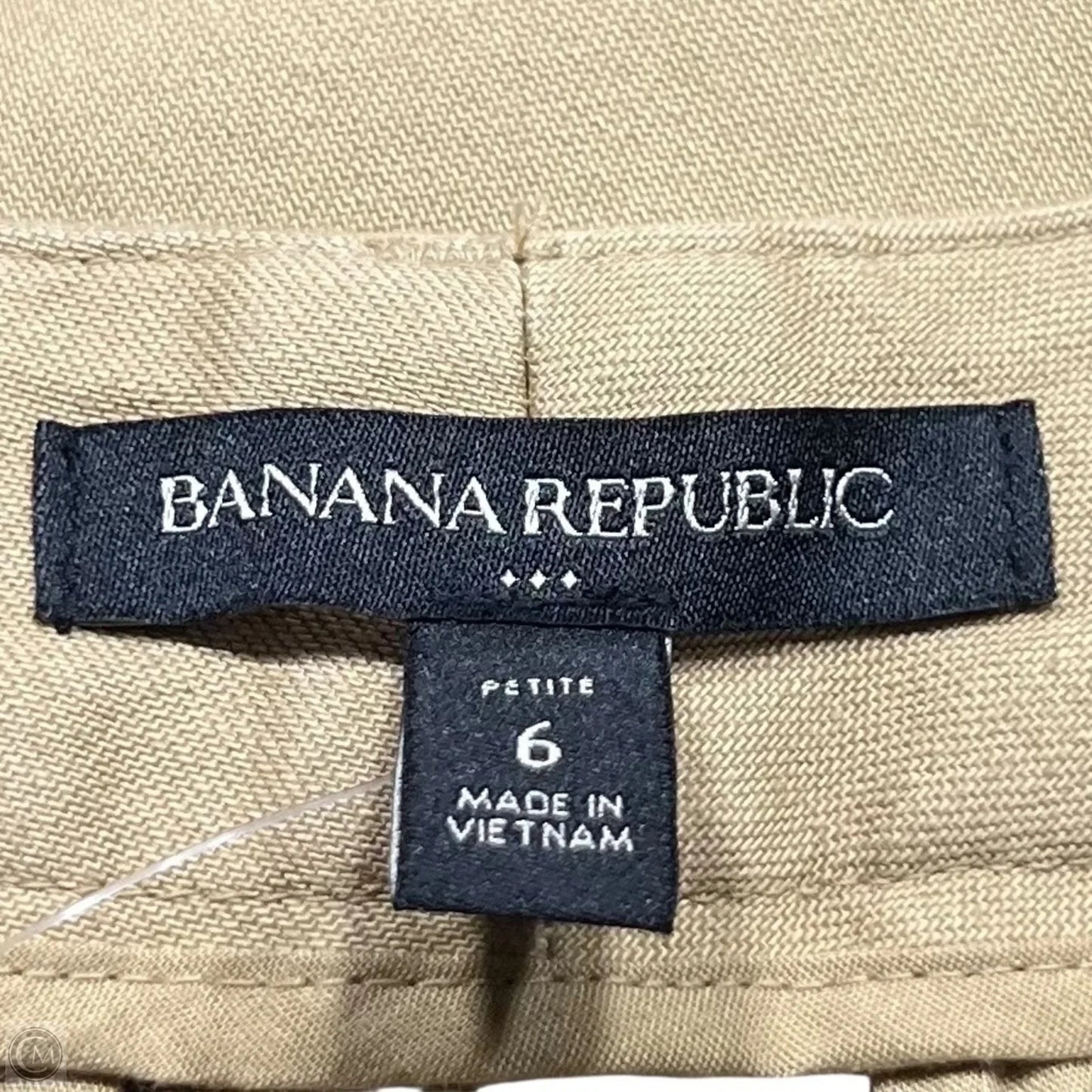 Pants Wide Leg By Banana Republic In Tan, Size: 6p